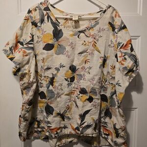 Cynthia Rowley Multicolor Floral Blouse